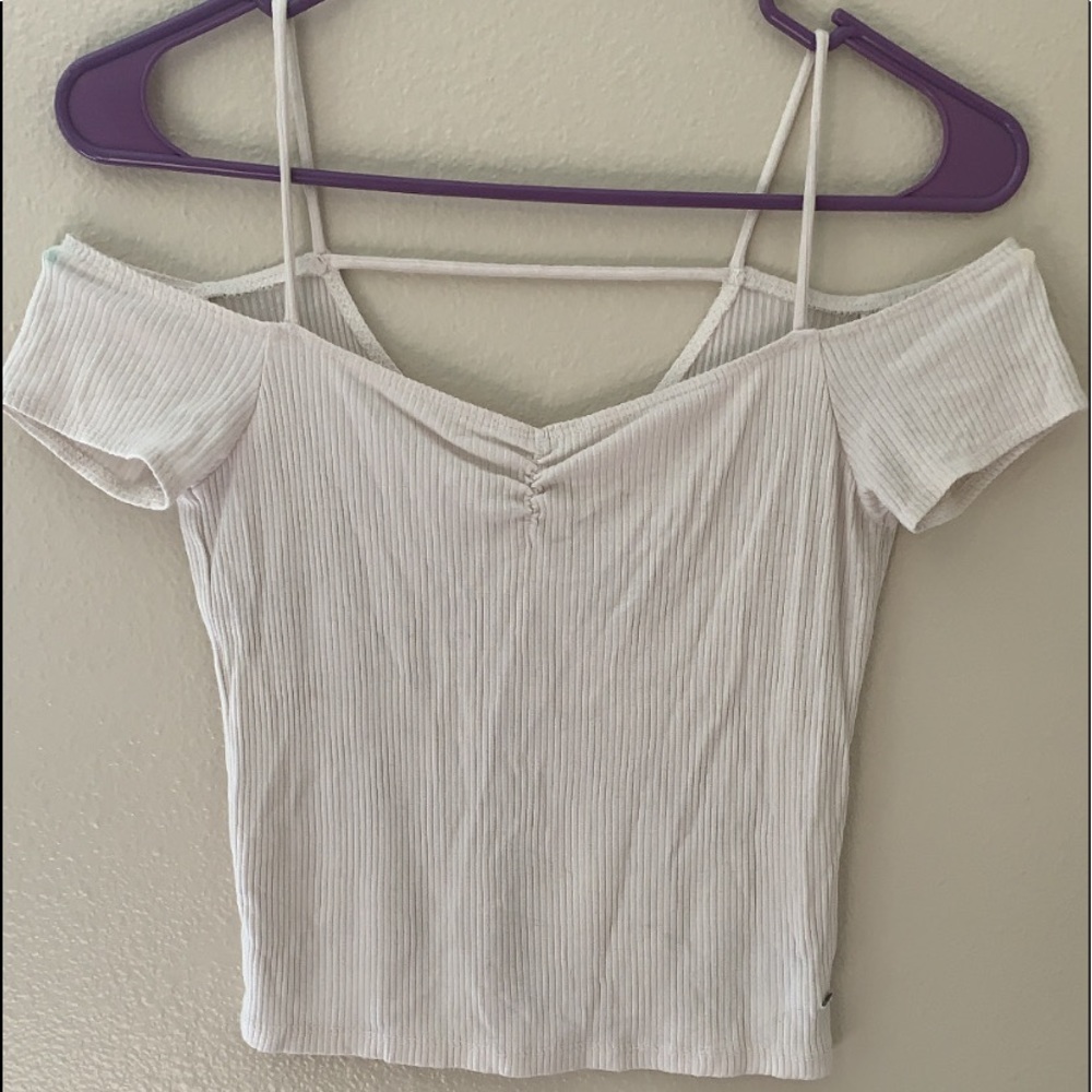 White crop top